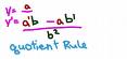 Quotient Rule
